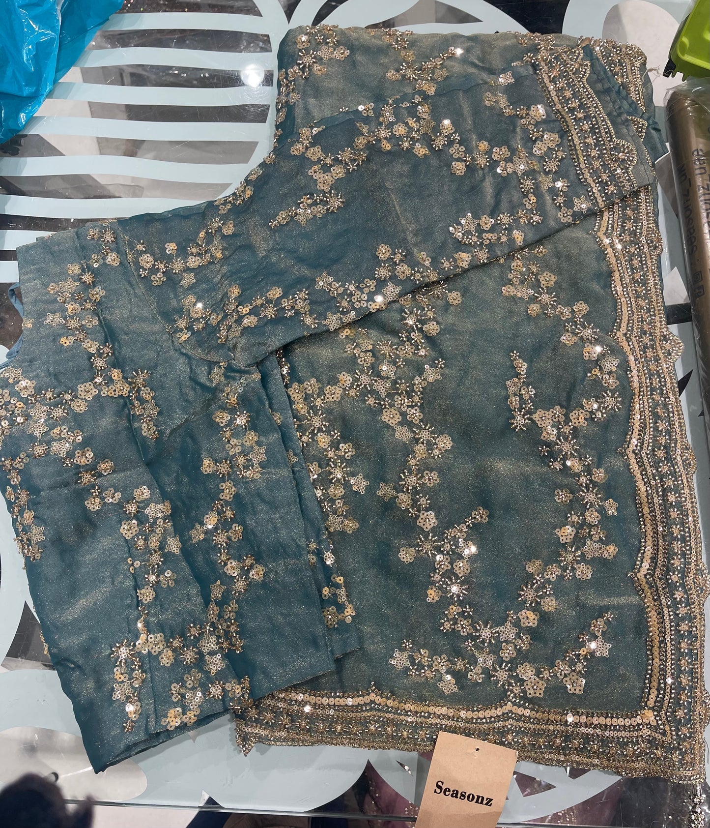 Sequin Saree