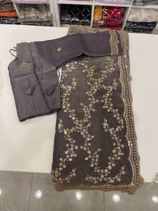 Sequin Saree