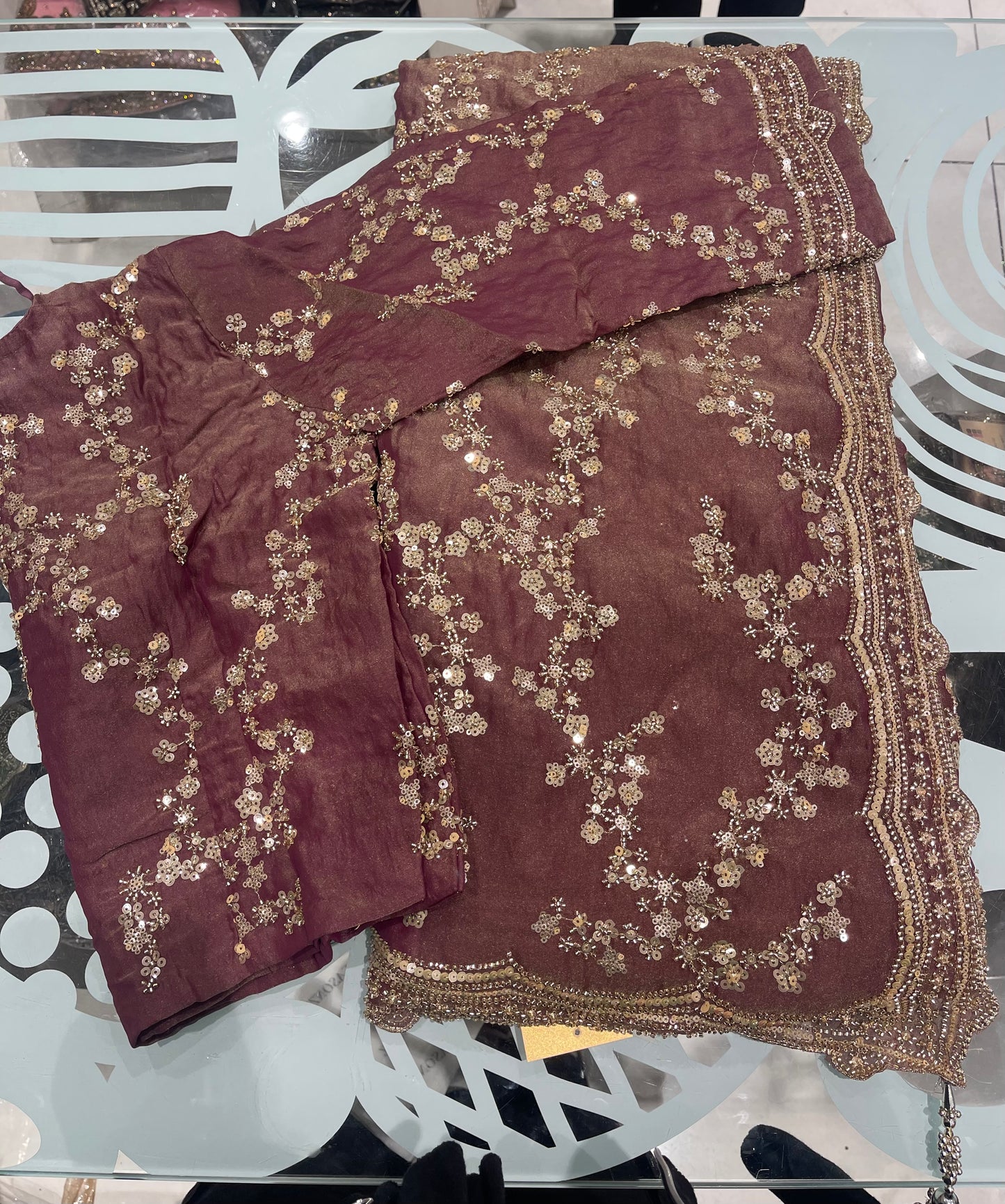 Sequin Saree