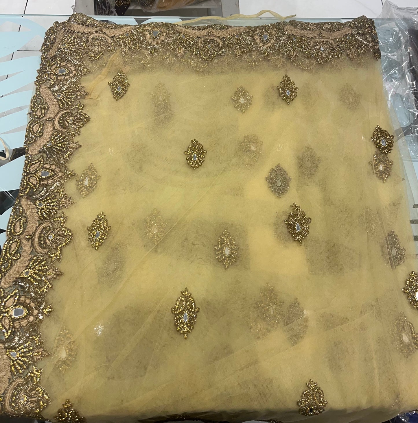 Exclusive Gold Border Saree