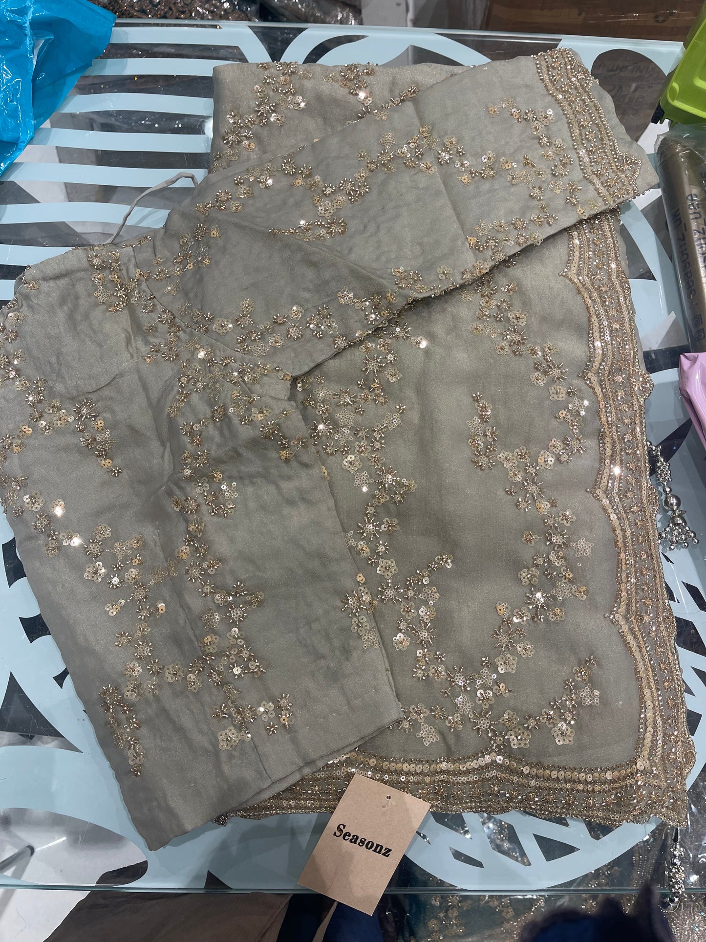 Sequin Saree