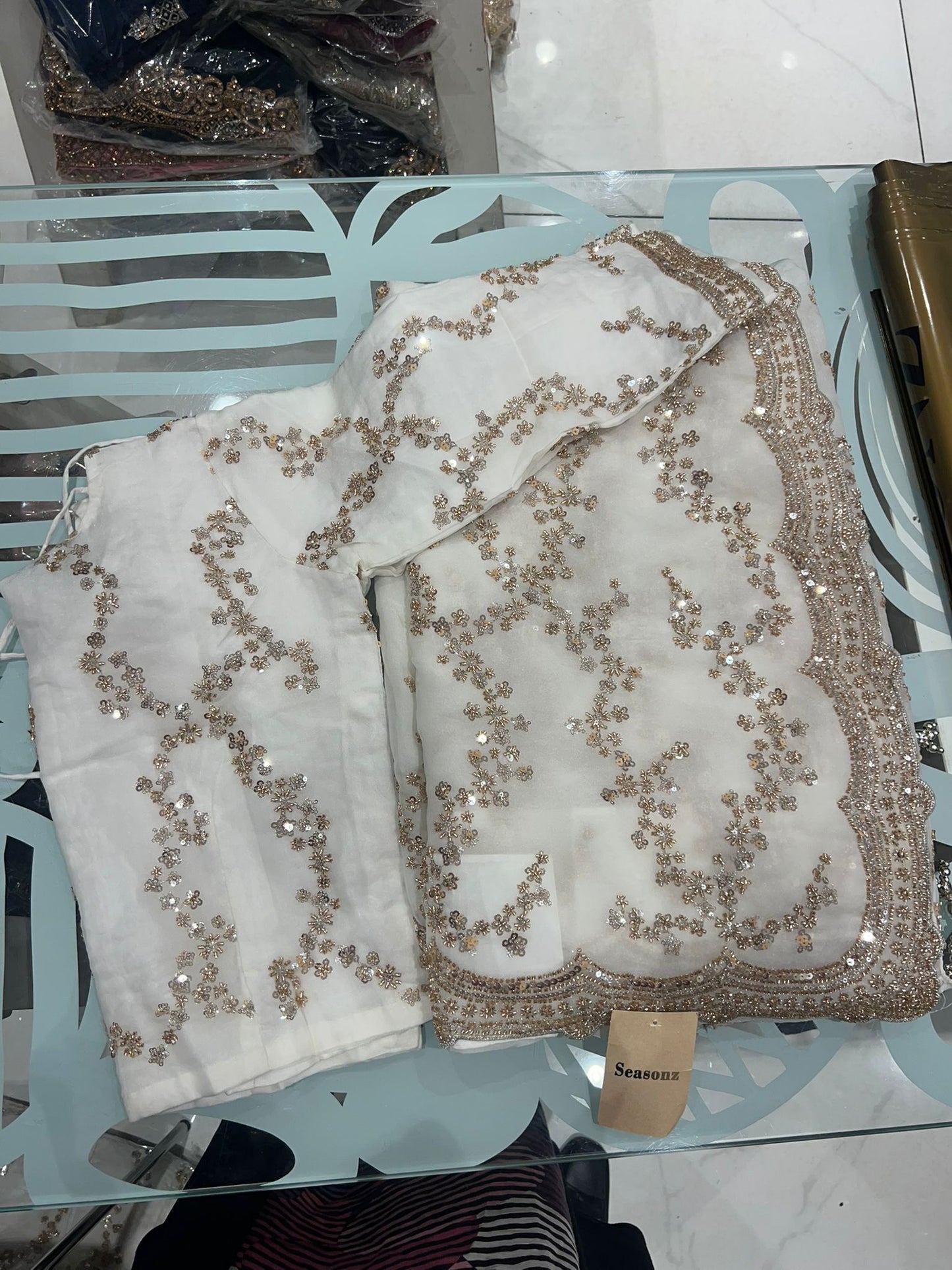 Sequin Saree