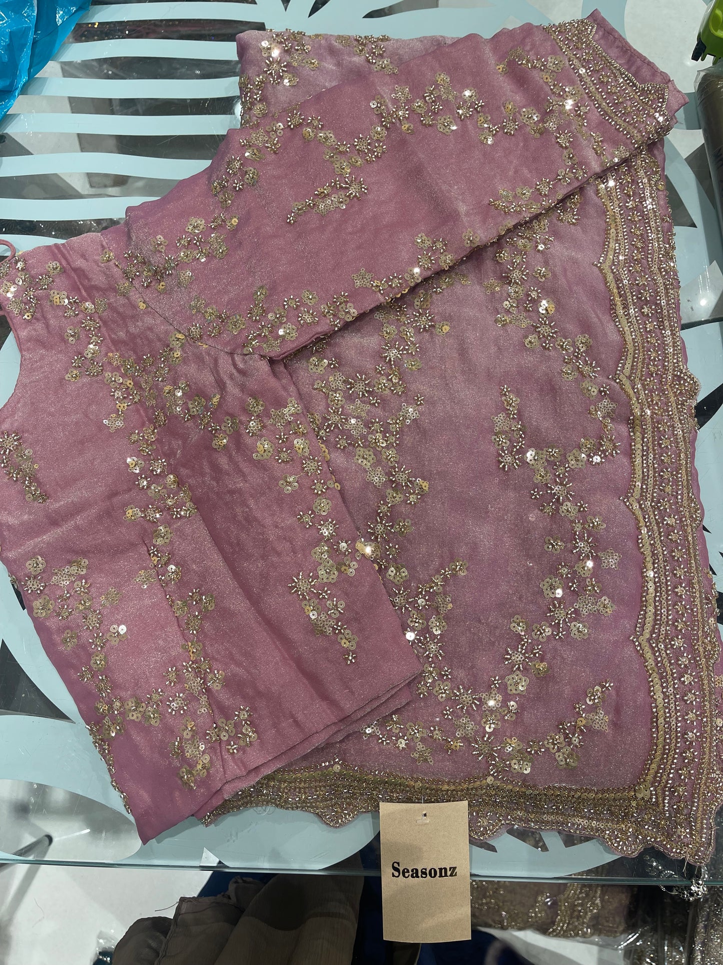 Sequin Saree