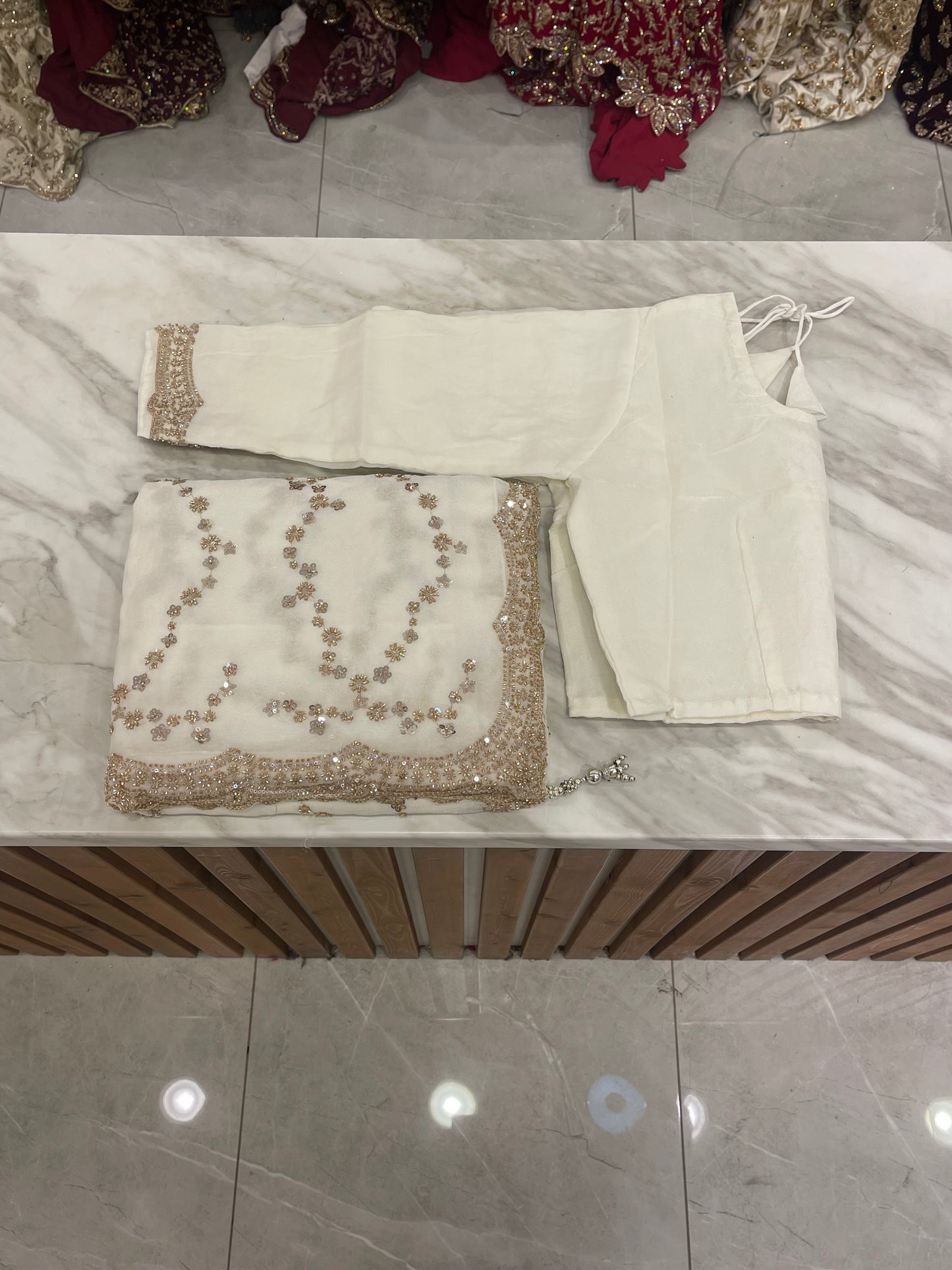# Sequins Saree