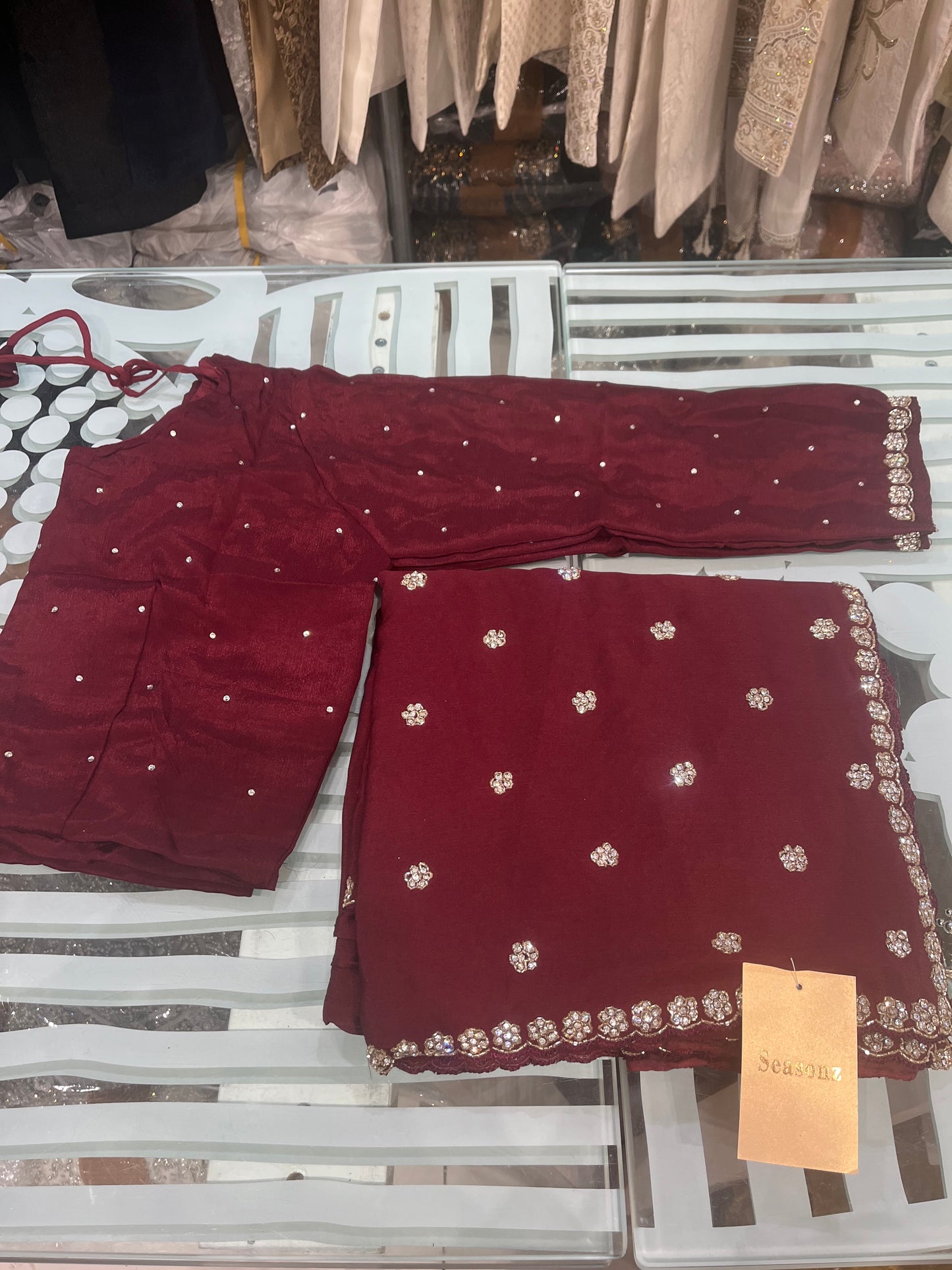 Flower Butti Saree