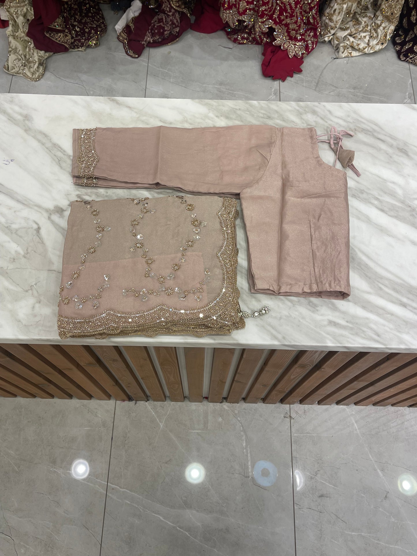 # Sequins Saree
