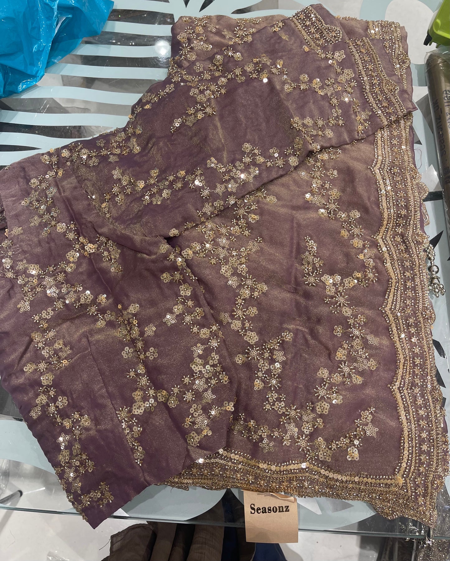 Sequin Saree