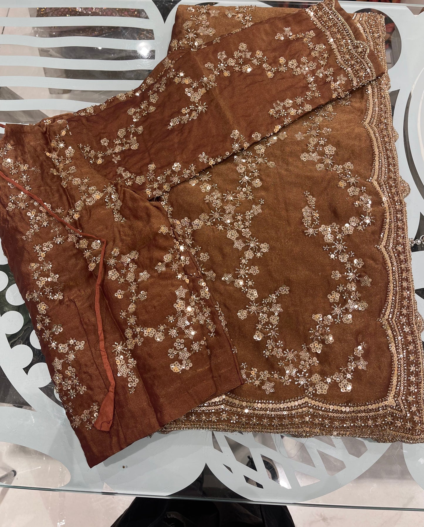 Sequin Saree