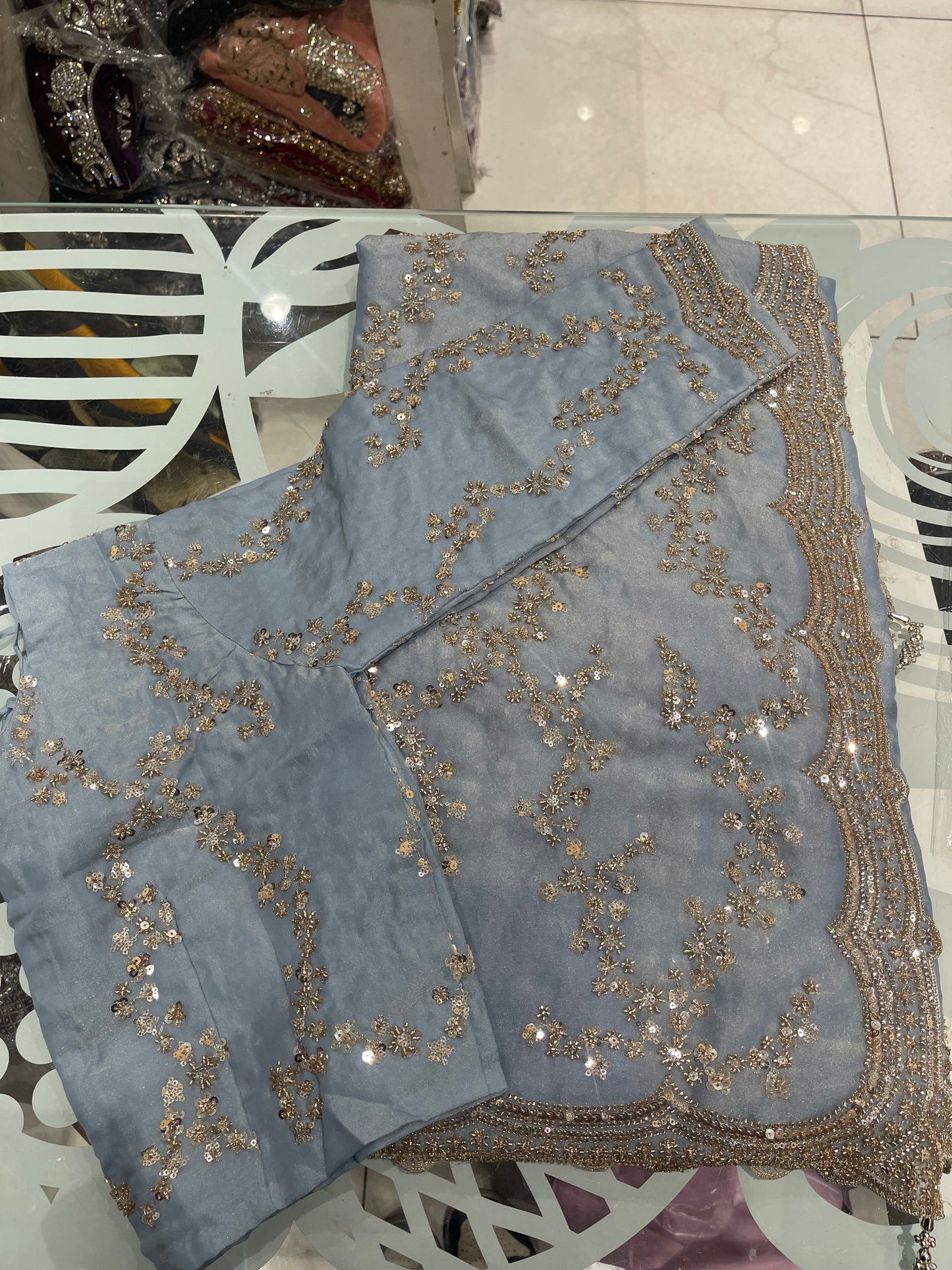 Sequin Saree