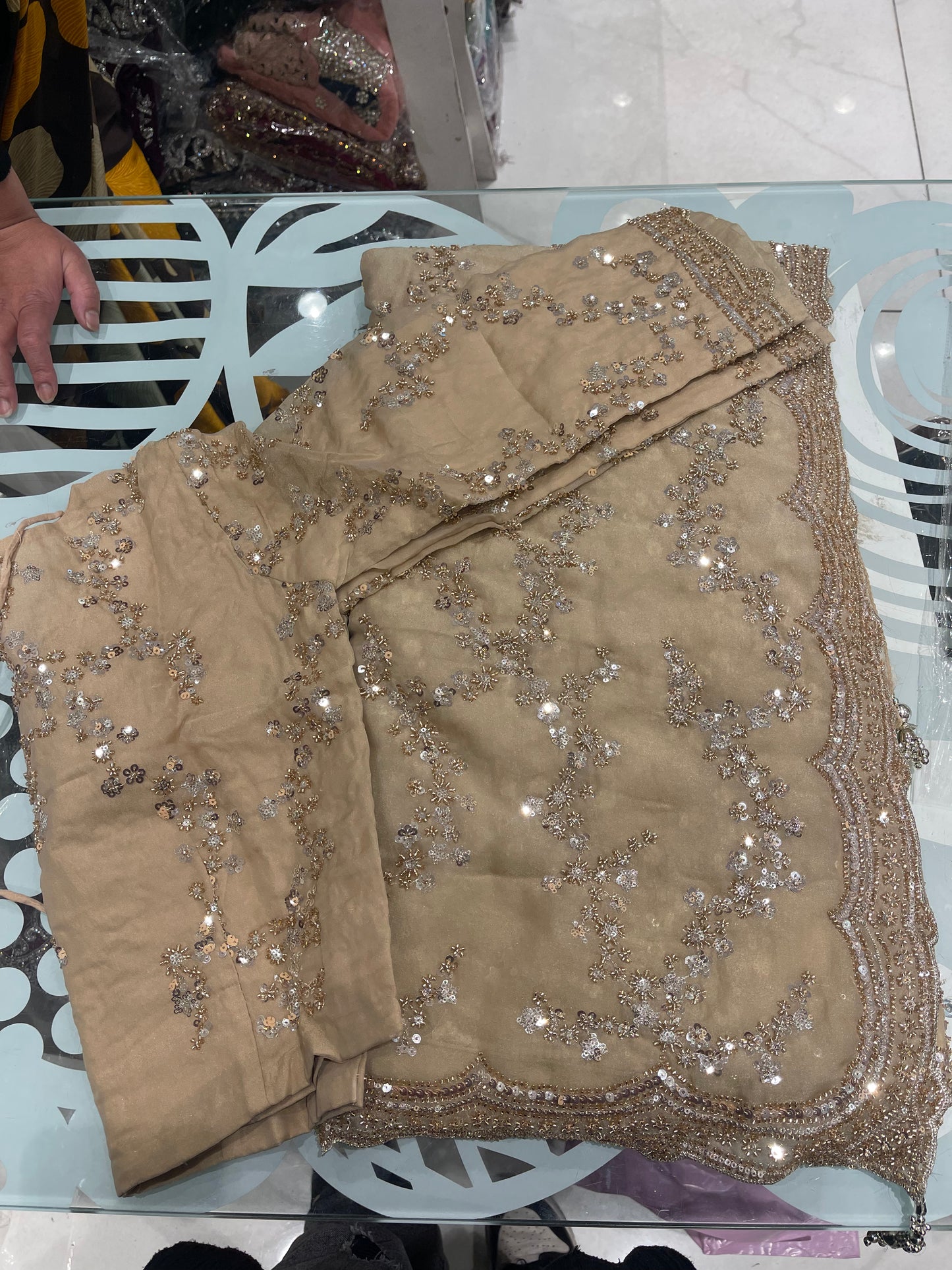 Sequin Saree
