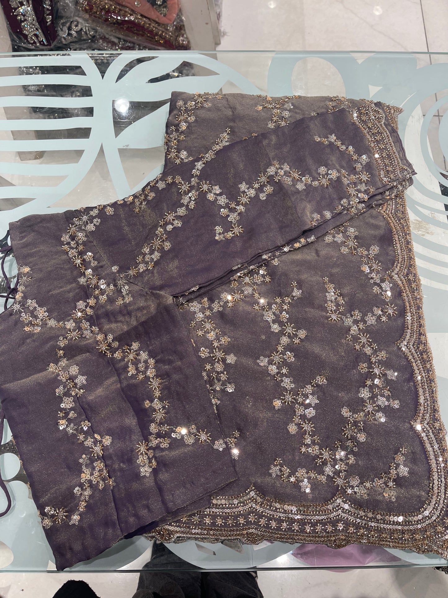 Sequin Saree