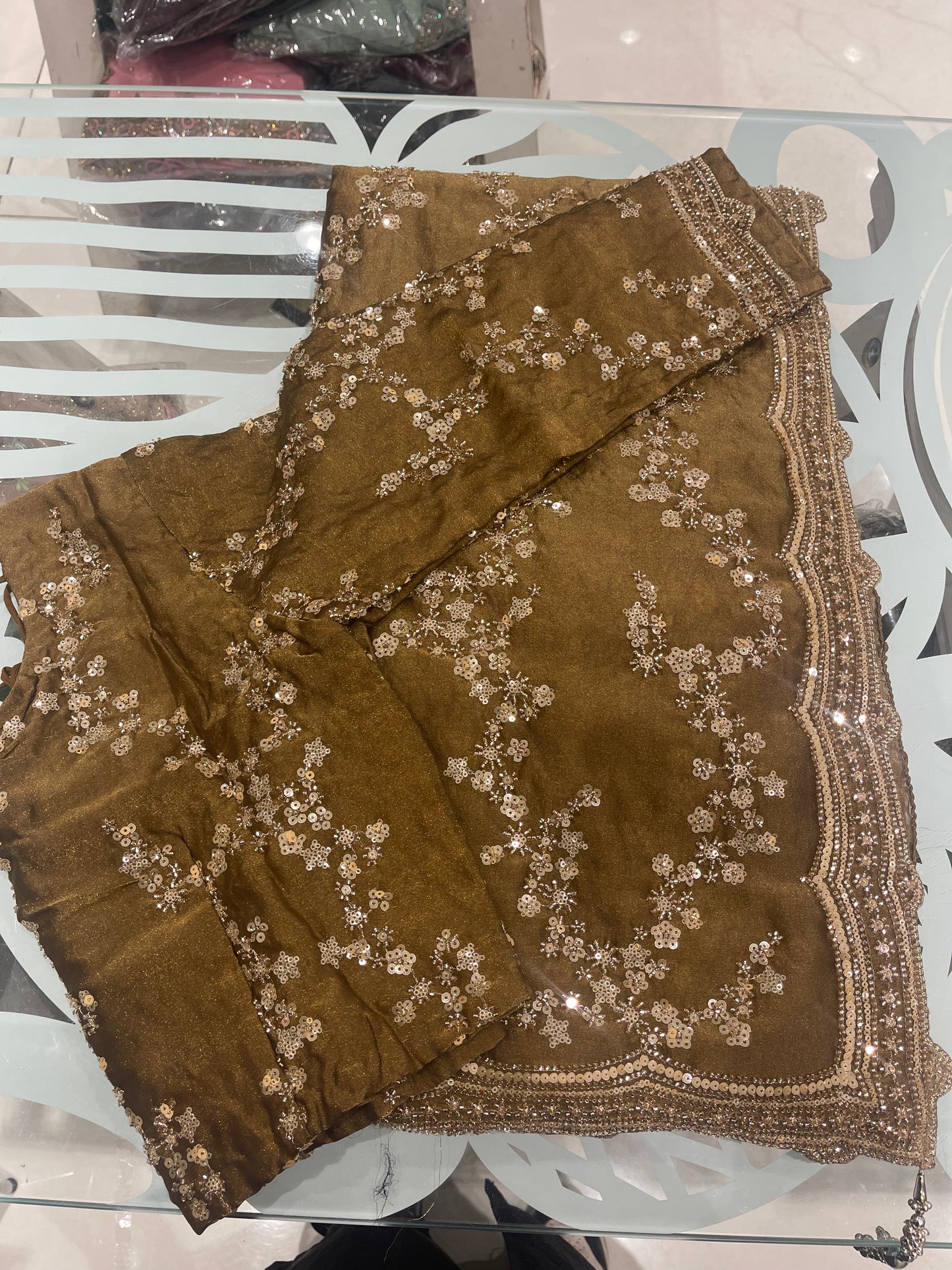 Sequin Saree