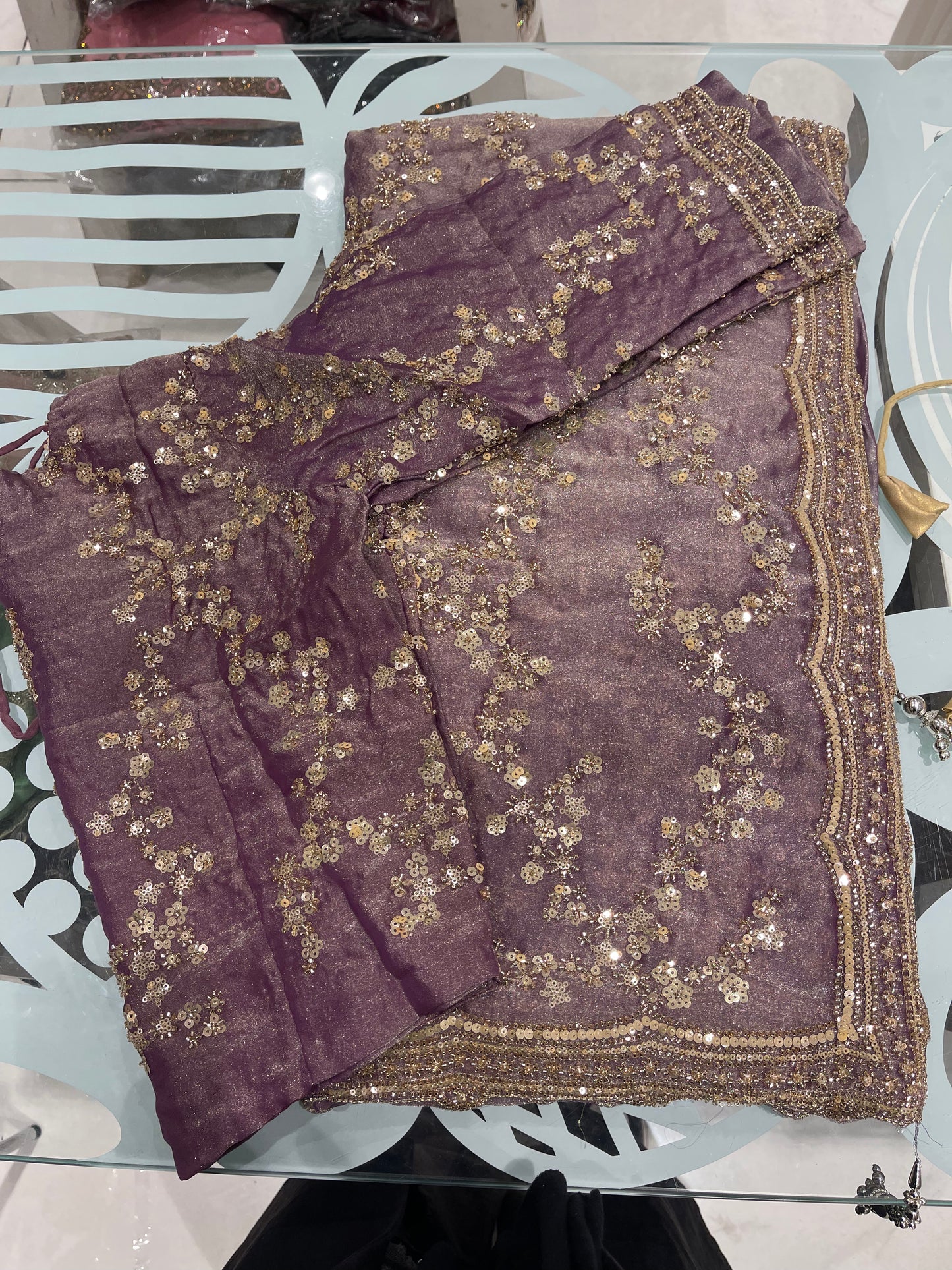 Sequin Saree